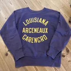 【USED】Champion REVERSE WEAVE 3段プリントスウェット