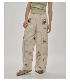 新品TODAYFUL Embroidery Patchwork Trousers