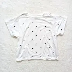 しまむら BLue Strive Tシャツ ホワイト 白 ハート刺繍 量産型