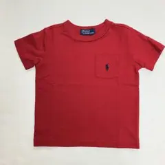 Polo by Ralph Lauren 赤 Tシャツ ポケット付き