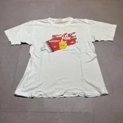 North fox 半袖　tシャツ　白　昭和　レトロ　シングルステッチ　北海道
