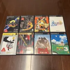 PS2ソフト8本まとめて