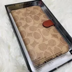 【新品未使用】 COACH コーチ　手帳ケース iPhone 6.7インチケース