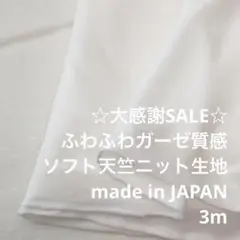 C6X/5805-03◆3m 感謝祭/綿系ソフト天竺ニット生地/アパレル