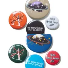 アンダーカバー 缶バッジ4個セットSET1 + SET 2