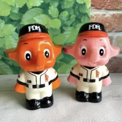 サトちゃんサトコちゃん貯金箱ペアセットダイエーホークス福岡ソフトバンク