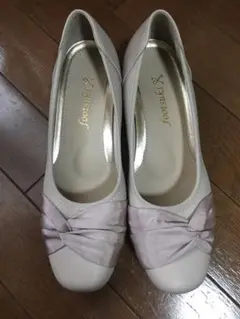 美品　footsukiフットスキ　パンプス　クッションasics 24cm
