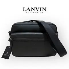 新品 定29,700円 ランバンコレクション 撥水 ショルダーバッグ 黒