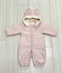 フード付きピンクアウター　50-70cm