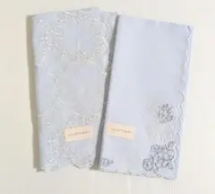 新品未使用 JILLSTUART ジルスチュアート ハンカチ ブルー 2枚セット