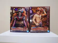 235.ワンピース　エース　黒ひげ(ティーチ)　最新プライズ　２体セット
