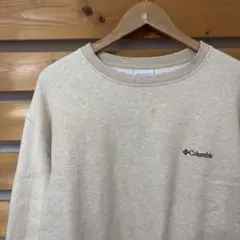 Columbia コロンビア スウェット トレーナー アイボリー XLサイズ