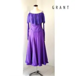くりこもち様GRANT 社交ダンス 衣装 ラベンダー セットアップ ドレス