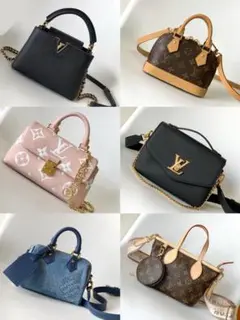 Louis Vuitton 黒 レザー ショルダーバッグ