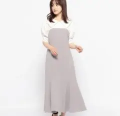 ミッシュマッシュ MISCH MASCH セーラー衿付きマーメイドワンピース