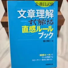 文章理解すぐ解ける直感ルールブック