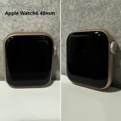 美品♡Apple Watch6 40mm 本体Gold Aluminum GPS