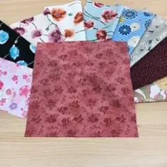★B971★ カットクロス/プリント生地/国産/25cm×25cm/10点