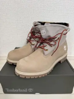 Timberland ベージュ ロールトップ　30cm 迷彩