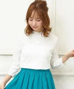 ㉚ COLZA トップス リブメローカットソー