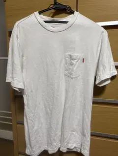 Supreme ホワイト ポケットTシャツ Sサイズ