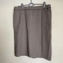 INDIVI ハウンドトゥース柄スカート