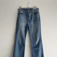 BAYFLOW ストレートデニム カットオフ