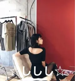 juemi☆ Back Eye Open Knit