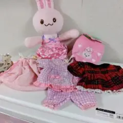 マザーガーデン うさももちゃん ぬいぐるみ お洋服 おままごと セット