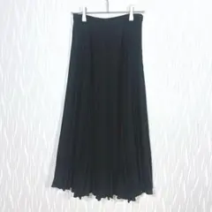 プリーツロングスカート フォーマル 裏地付き Lサイズ 11AR