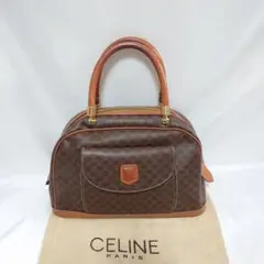 CELINE マカダム柄 ハンドバッグ