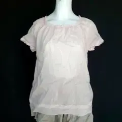 無印良品　麻100%　ブラウス
