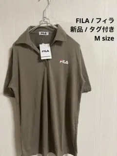 新品　未使用　タグ付き　FILA フィラ　ポロシャツ　胸ロゴ