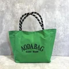 【撥水加工・軽量】ロゴマークバイカラーハンドバッグ/ランチバッグ/サブバッグ