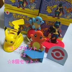 マクドナルド ハッピーセット ポケモン 第1弾 コンプリート おもちゃ8個セット