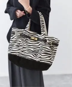 完売品 SITA PARANTICA ZEBRA TOTE Lsize 2025年最新】SITA parantica/シータパランティカ】zebra toteの