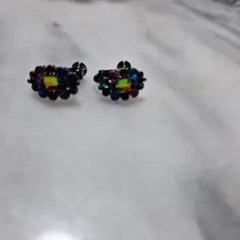 レインボーカラー　イヤリング