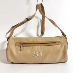 【送料込み】 SAVOY サボイ ナイロンショルダーバッグ ベージュ