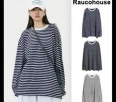 【Raucohouse】サマーウェーブストライプロングスリーブ