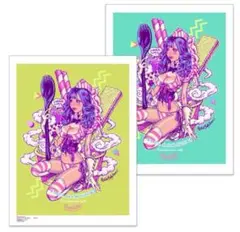 ロッキンジェリービーン　シルクスクリーン　ポスター　サイン入り ロッキンジェリービーン シルクスクリーンポスター ジャック