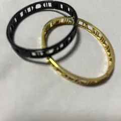 ブレスレット　 黒と金