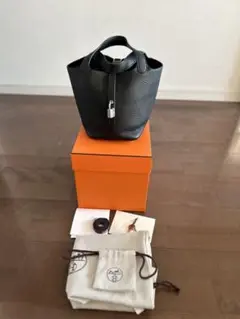 ピコタン ピコタンロック pm ノワール シルバー 18 エルメス