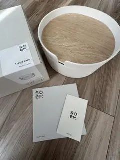 soem 小物入れ　新品未使用　ソエム　トレイ＆ケース