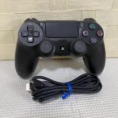 PS4 コントローラー デュアルショック4 ブラック USB付 動作OK 169