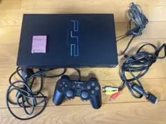 PlayStation2本体セットSCPH-30000 ブラック、メモリーカード