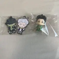 HUNTER×HUNTERラバーキーホルダー2個セット　ミニフィギュア一体