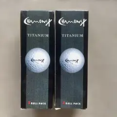 Chamonix Titanium 2ピースゴルフボール 5ボール(5個)