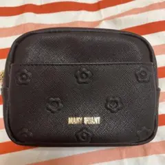 MARY QUANT 黒い小型ポーチ