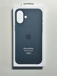 【新品】純正 iPhone 16 Plus シリコンケース・レイクグリーン①