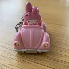 マイメロディーの光るピンクミニカーキーホルダー　レア　サンリオ